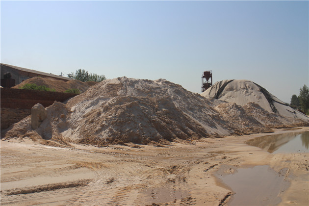 Quartz sand product control water plant